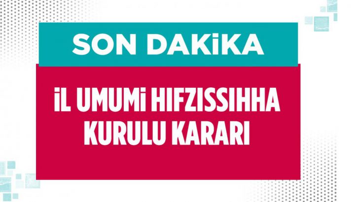 SİNOP İl Umumi Hıfzıssıhha Kurul Kararları