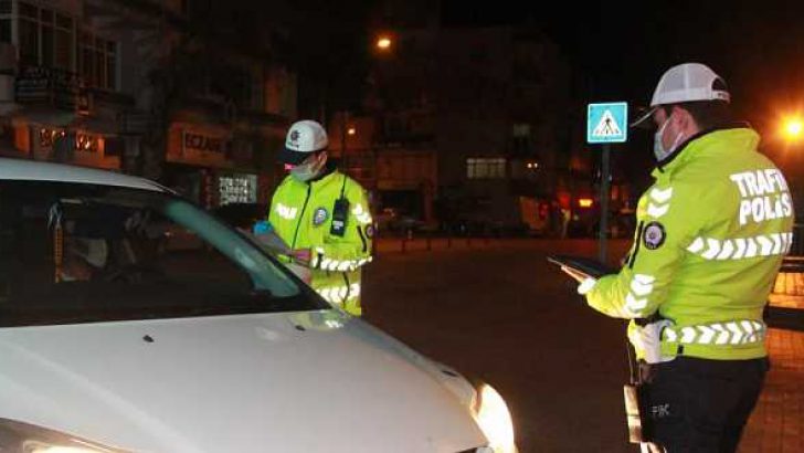 95 ARAÇ TRAFİKTEN MEN EDİLDİ